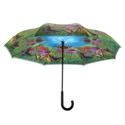 Galleria Butterfly Mountain Reverse Close Umbrella